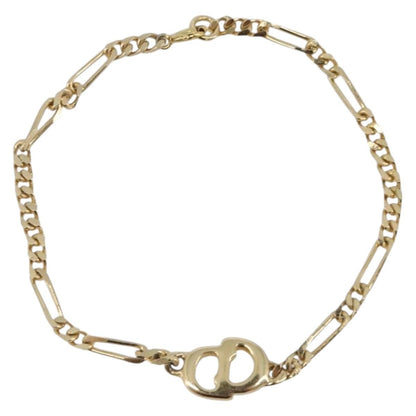 Christian Dior Vintage logo Metal, Gold, Metal, Bracelet