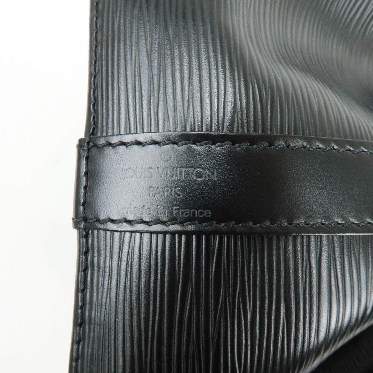 Louis Vuitton Noe Epi Leather, Black, Leather, Shoulder Bag