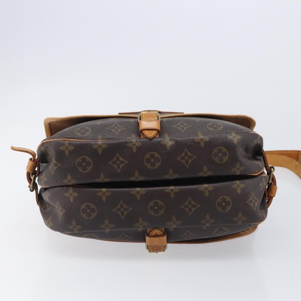Louis Vuitton Saumur Monogram Canvas, Brown, Canvas, Shoulder Bag