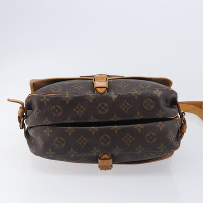 Louis Vuitton Saumur Monogram Canvas, Brown, Canvas, Shoulder Bag
