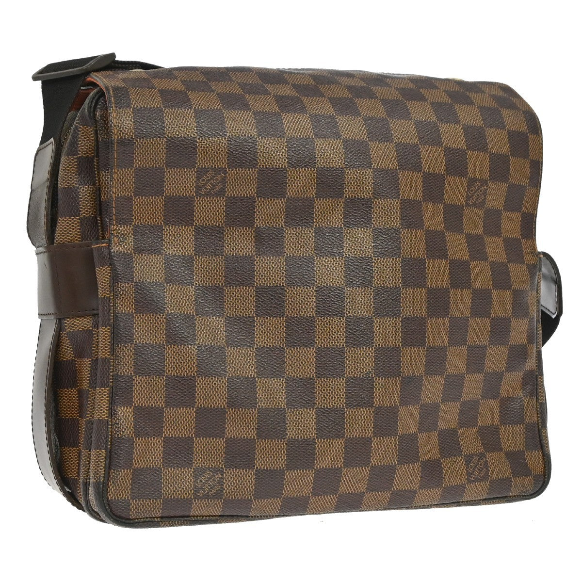 Louis Vuitton Naviglio Damier, Brown, Canvas, Shoulder Bag