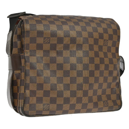 Louis Vuitton Naviglio Damier, Brown, Canvas, Shoulder Bag