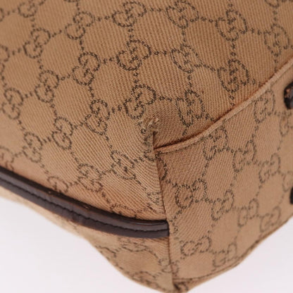 Gucci Vertical Tote GG Canvas, Orange, Canvas, Tote Bag