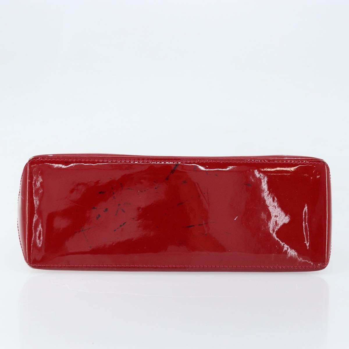 Louis Vuitton Wilshire Monogram Vernis, Red, Patent Leather, Handbag