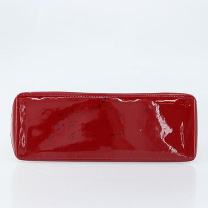 Louis Vuitton Wilshire Monogram Vernis, Red, Patent Leather, Handbag