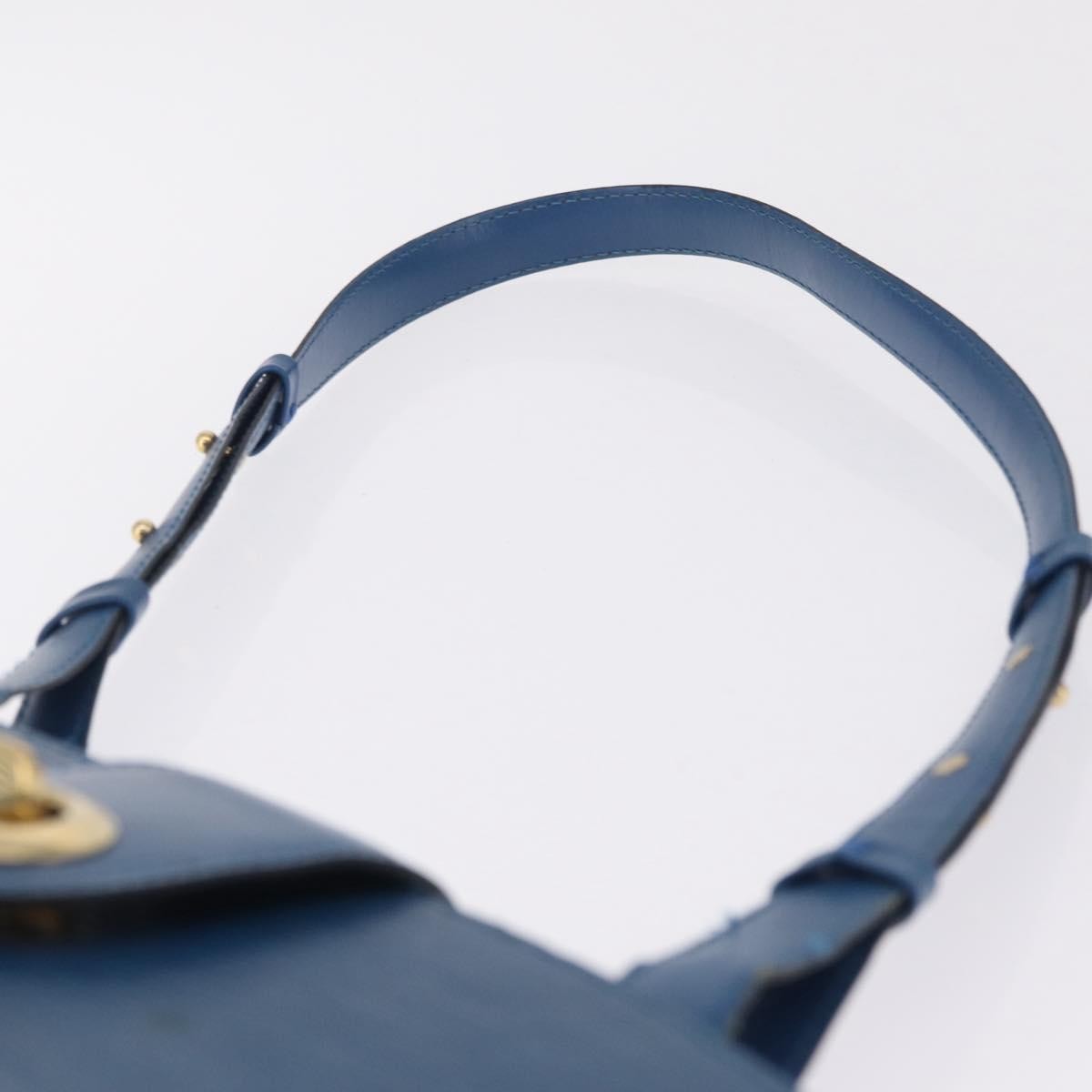 Louis Vuitton Cluny Epi Leather, Blue, Leather, Shoulder Bag