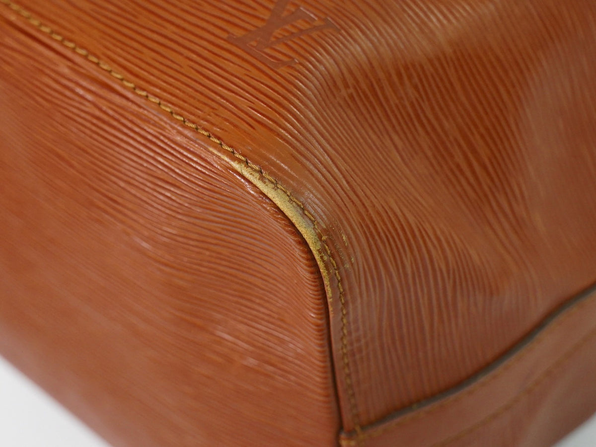 Louis Vuitton Petit Noe Epi Leather, Brown, Leather, Shoulder Bag