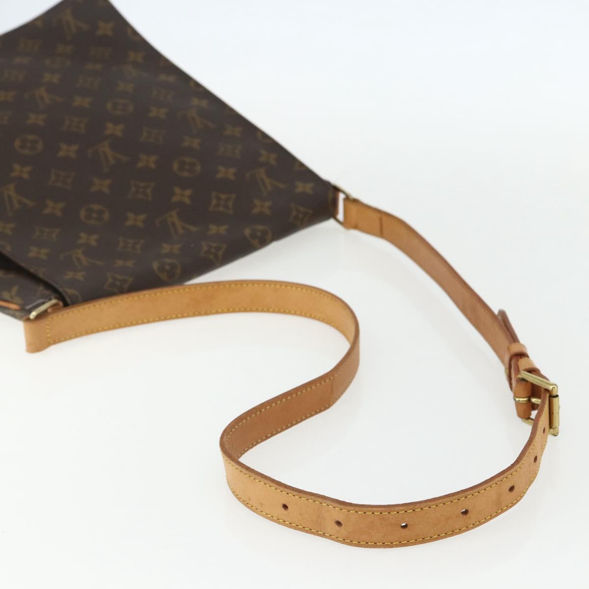 Louis Vuitton Musette Salsa Handbag Monogram Canvas, BROWN, CANVAS, Shoulder bag