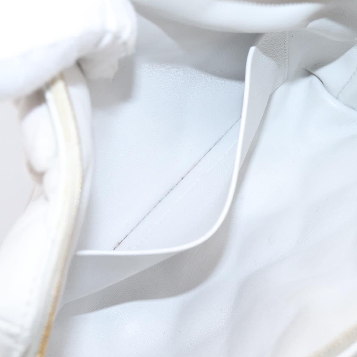 Balenciaga Touch B. Camera Quilted Leather, White, Leather, Handbag