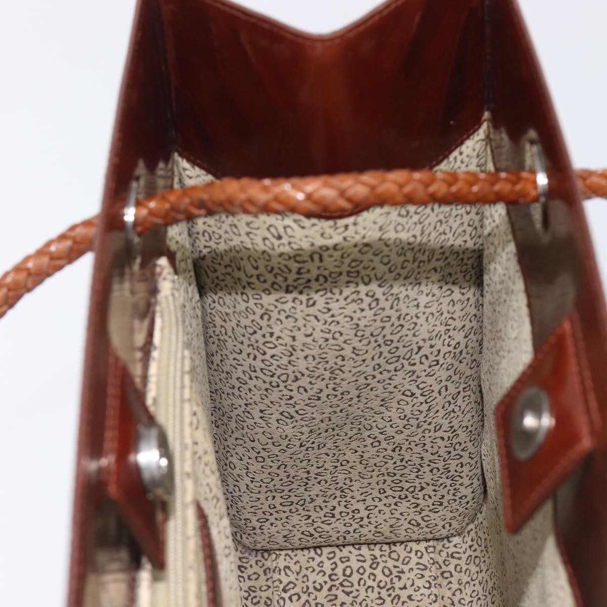 Cartier Panthère Patent Leather, Brown, Patent Leather, Tote Bag
