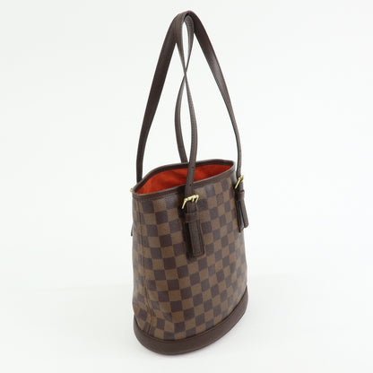 Louis Vuitton Marais Bucket Damier, Brown, Canvas, Handbag