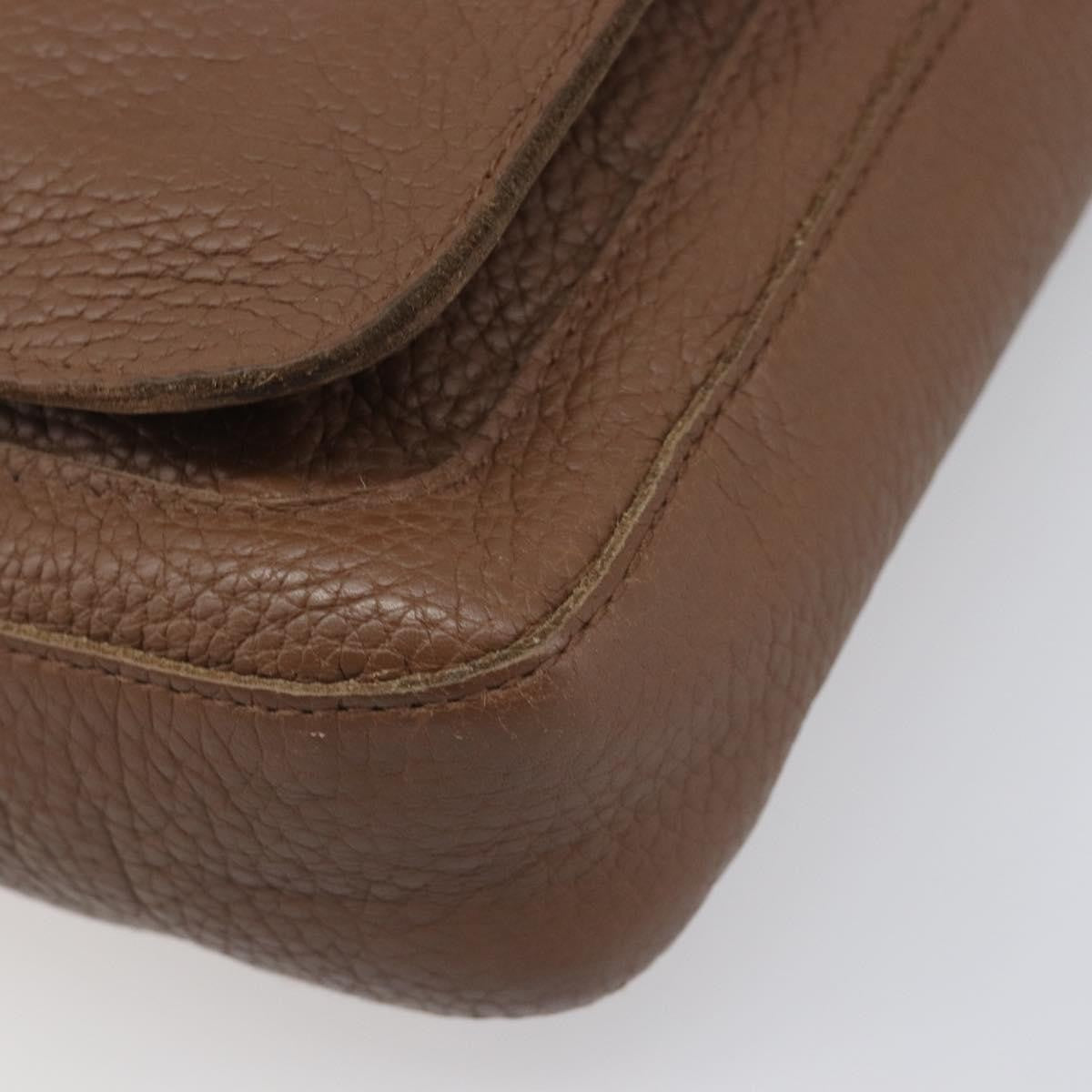 Bottega Veneta Shoulder Leather, Brown, Leather, Shoulder Bag