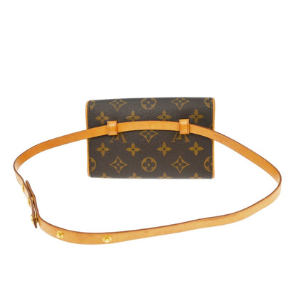 Louis Vuitton Florentine Waist Monogram Canvas, Brown, Canvas, Clutch