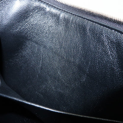 Balenciaga Signature Pouch Monogram PVC Leather, Black, Canvas, Clutch