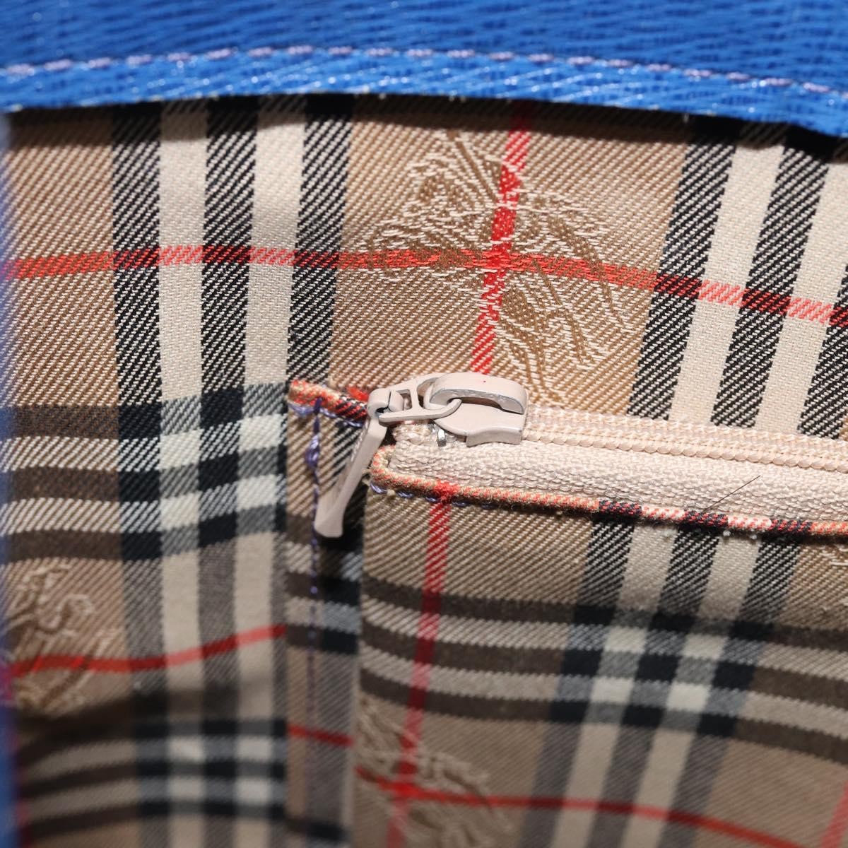 Burberry Shoulder Leather, Blue, Leather, Shoulder Bag