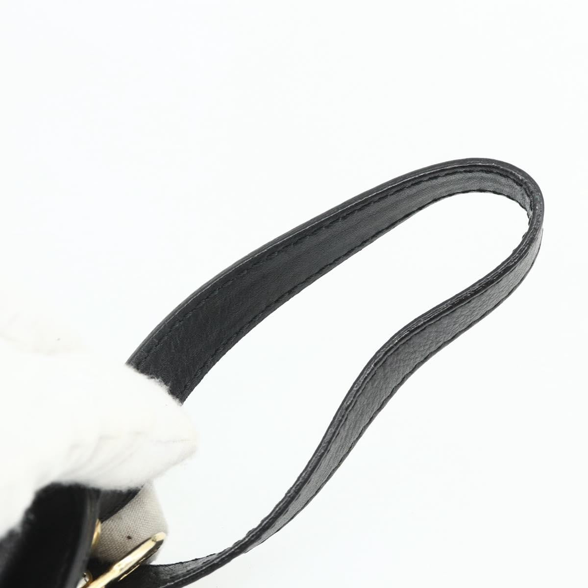 Celine Zip Clutch Leather, Black, Leather, Clutch