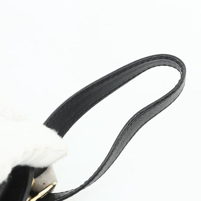 Celine Zip Clutch Leather, Black, Leather, Clutch