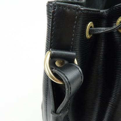Louis Vuitton Noe Epi Leather, Black, Leather, Shoulder Bag