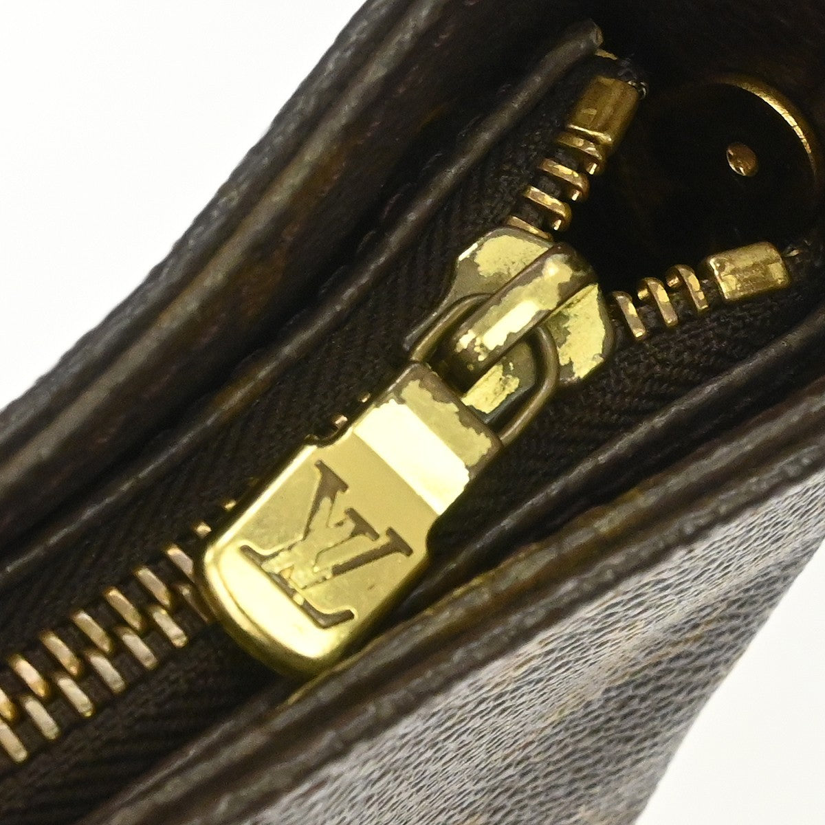 Louis Vuitton Looping Monogram Canvas, Brown, Canvas, Handbag