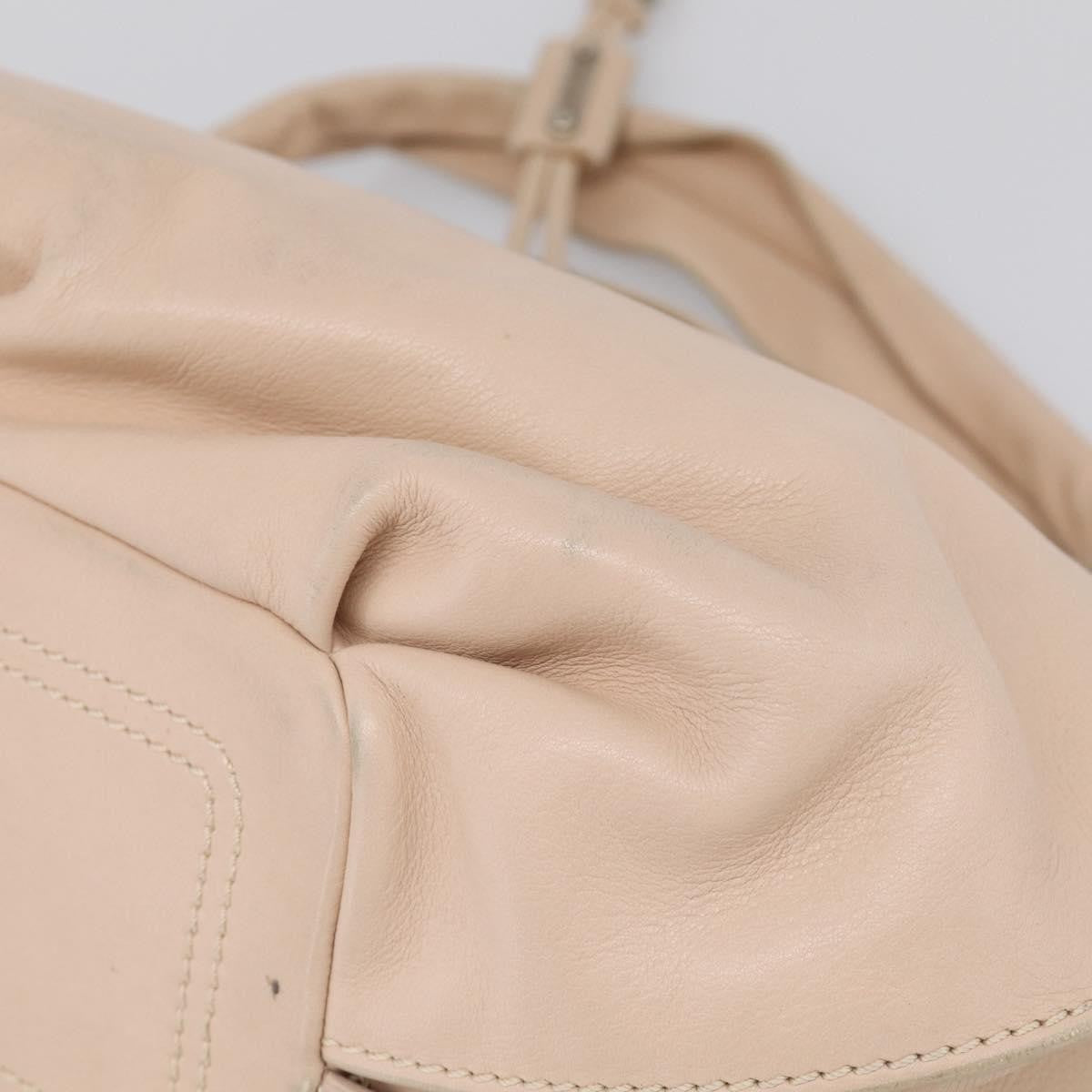 Celine Bittersweet Leather, Beige, Leather, Handbag