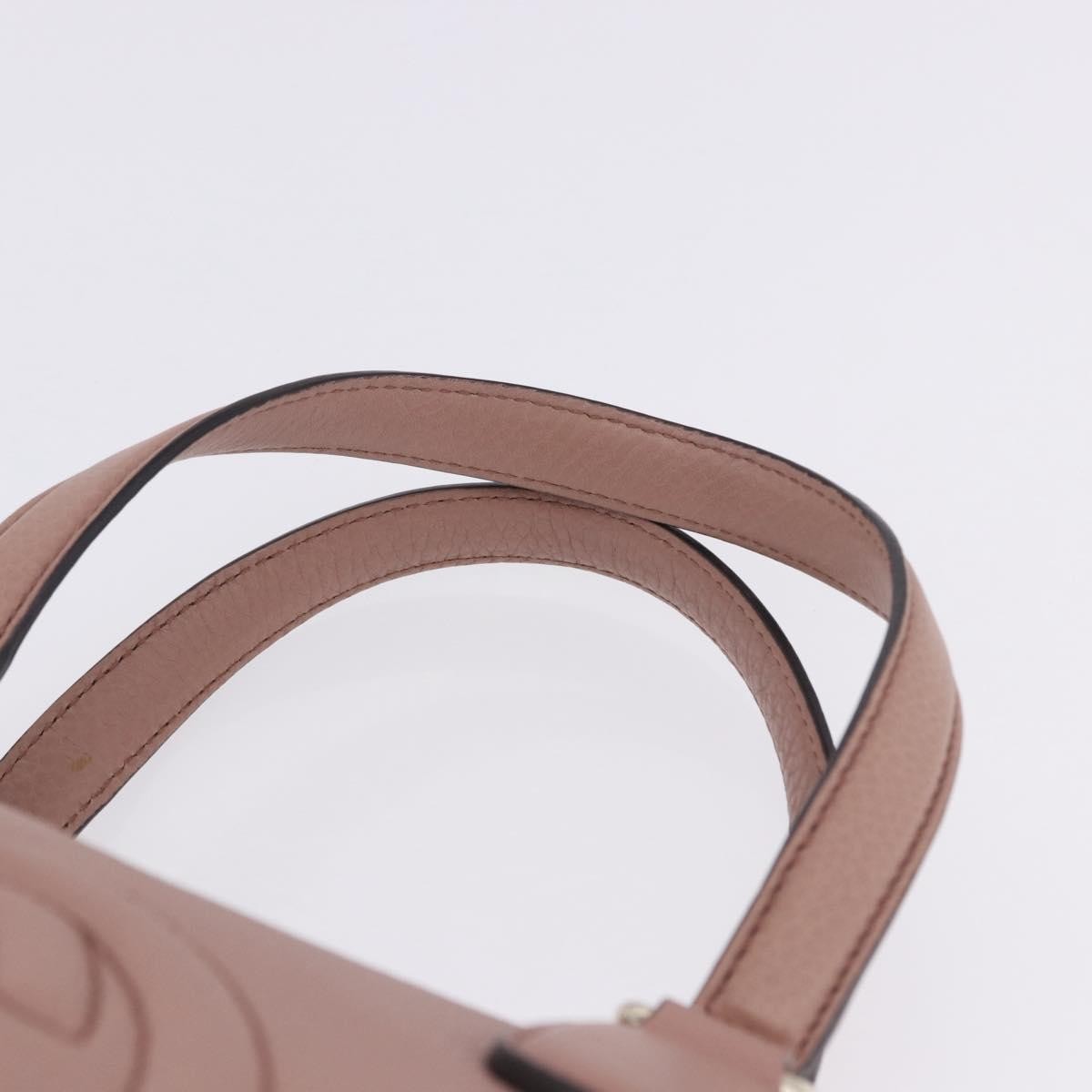 Gucci Soho Working Leather, Pink, Leather, Tote Bag