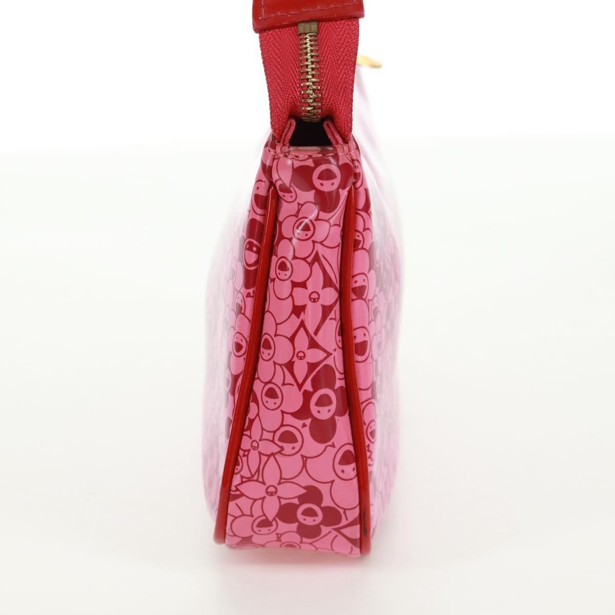 Louis Vuitton Pochette Accessoires Cosmic Blossom, Pink, PVC, Clutch