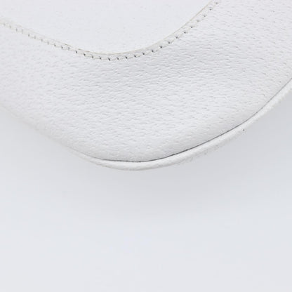 Gucci Shoulder Leather, White, Leather, Shoulder Bag