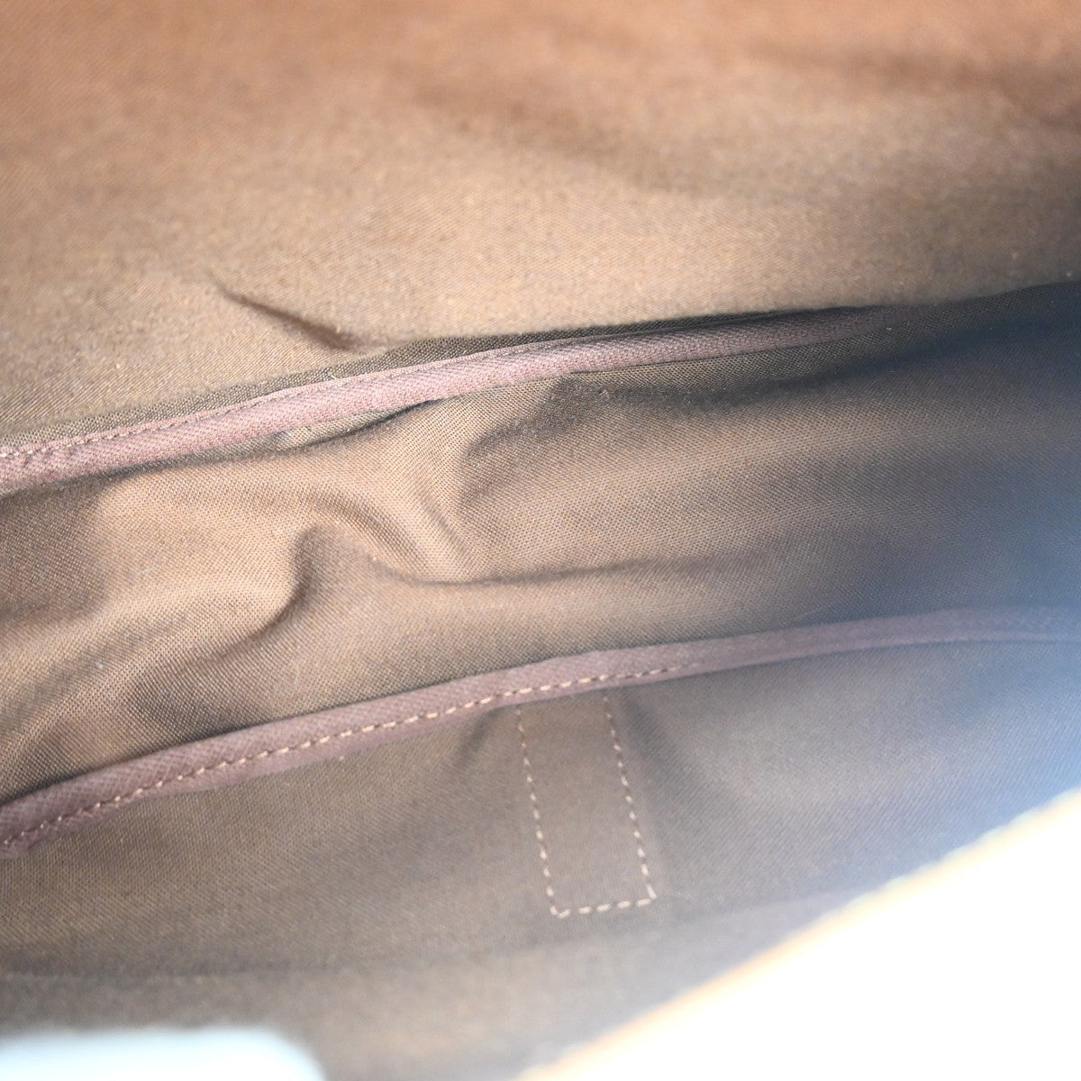 Louis Vuitton Saumur Monogram Canvas, Brown, Canvas, Shoulder Bag