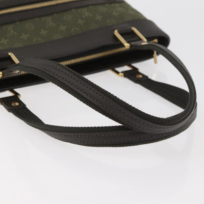 Louis Vuitton Lucille Mini Lin, Khaki, Canvas, Handbag