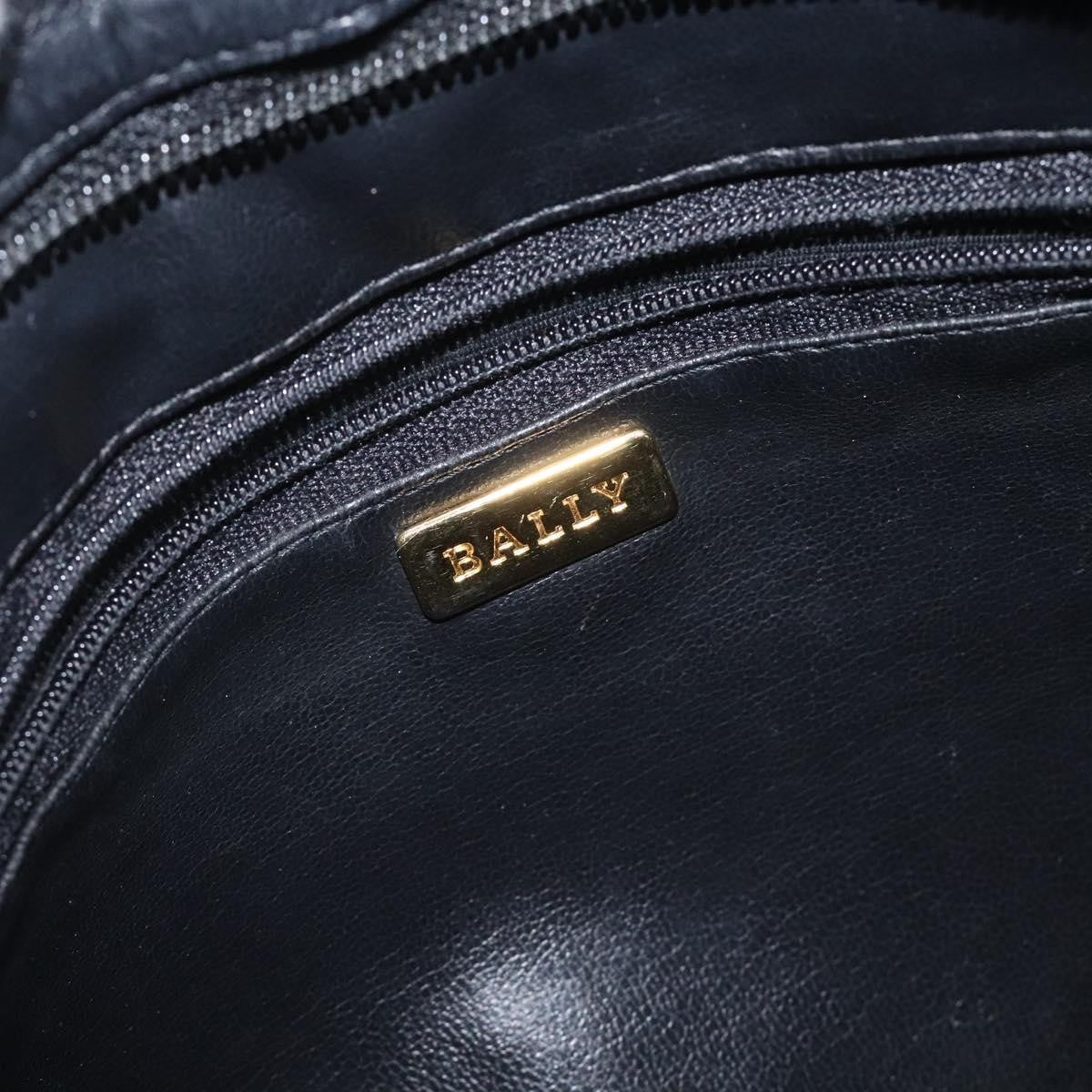 Bally Vintage Quilted leather, Black, Leather, Shoulder Bag