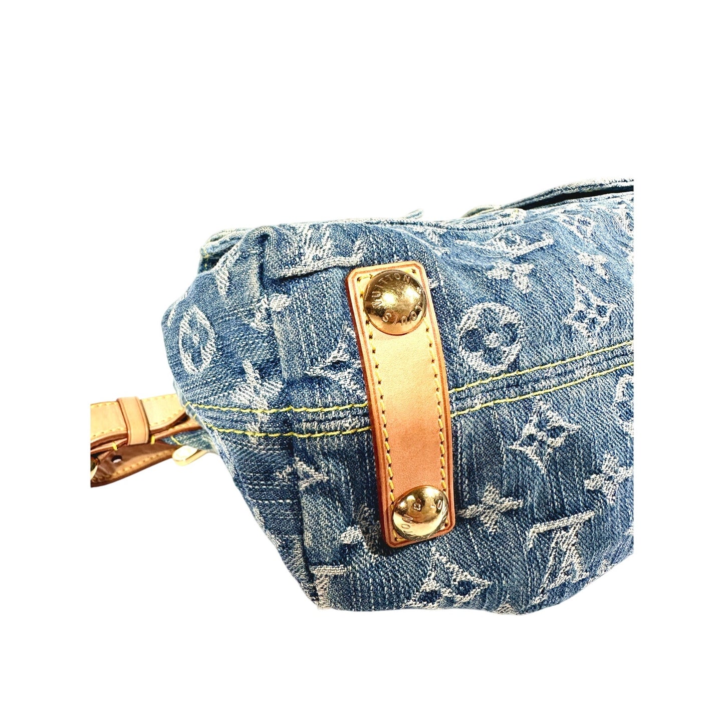 LOUIS VUITTON Monogram Denim Shoulder Bag