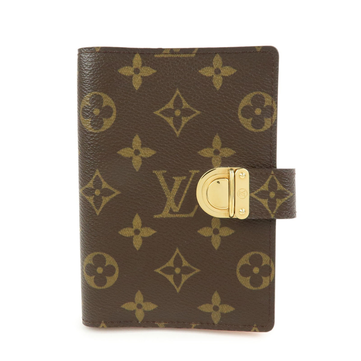 Louis Vuitton Koala Ring Agenda Cover Monogram Canvas, Brown, Canvas, Briefcase