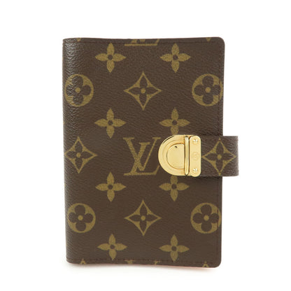 Louis Vuitton Koala Ring Agenda Cover Monogram Canvas, Brown, Canvas, Briefcase