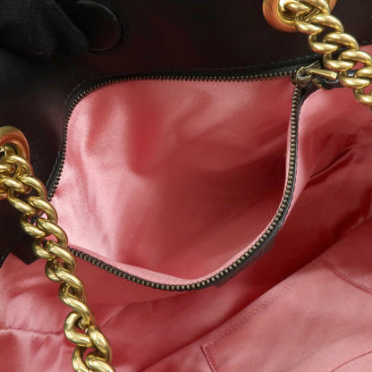 Gucci GG Marmont Chain Matelasse Leather, Black, Leather, Crossbody Bag