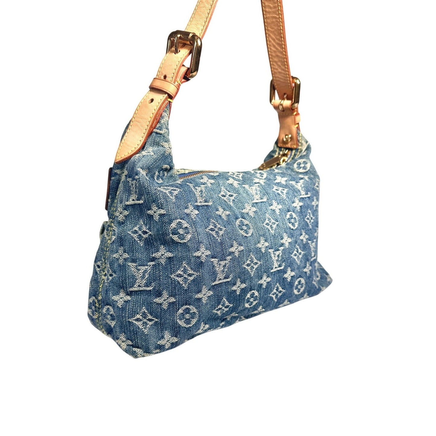 LOUIS VUITTON Monogram Denim Shoulder Bag