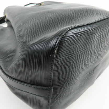 Louis Vuitton Noe Epi Leather, Black, Leather, Shoulder Bag