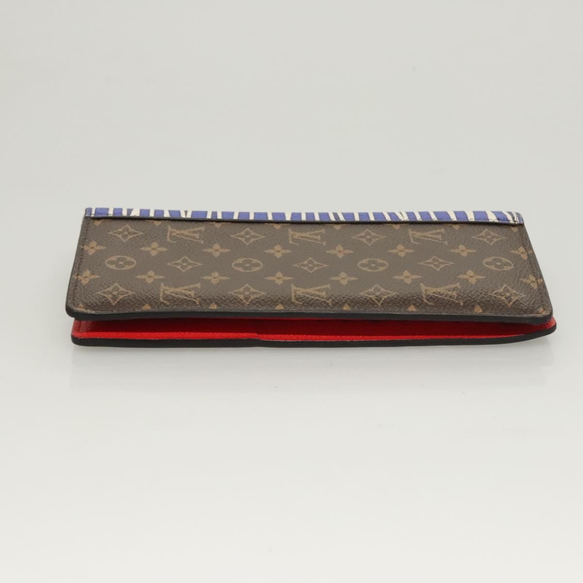 Louis Vuitton Porte Feuille Brother Patchwork, Blue, Canvas, Wallet