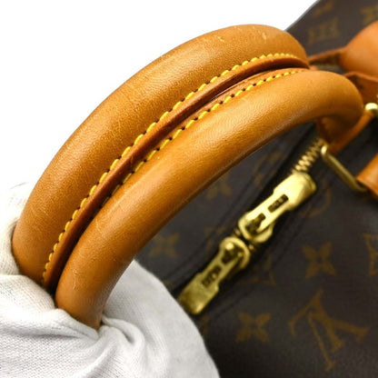 Louis Vuitton Keepall Monogram Canvas, Brown, Canvas, Travel Bag