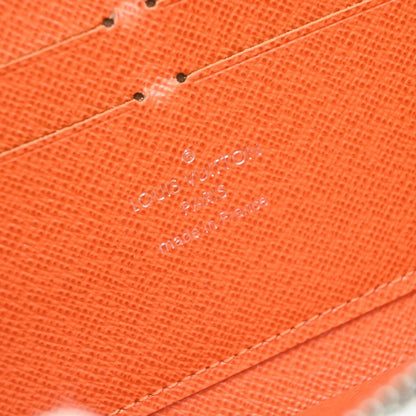 Louis Vuitton Zippy Epi Leather, Orange, Leather, Wallet