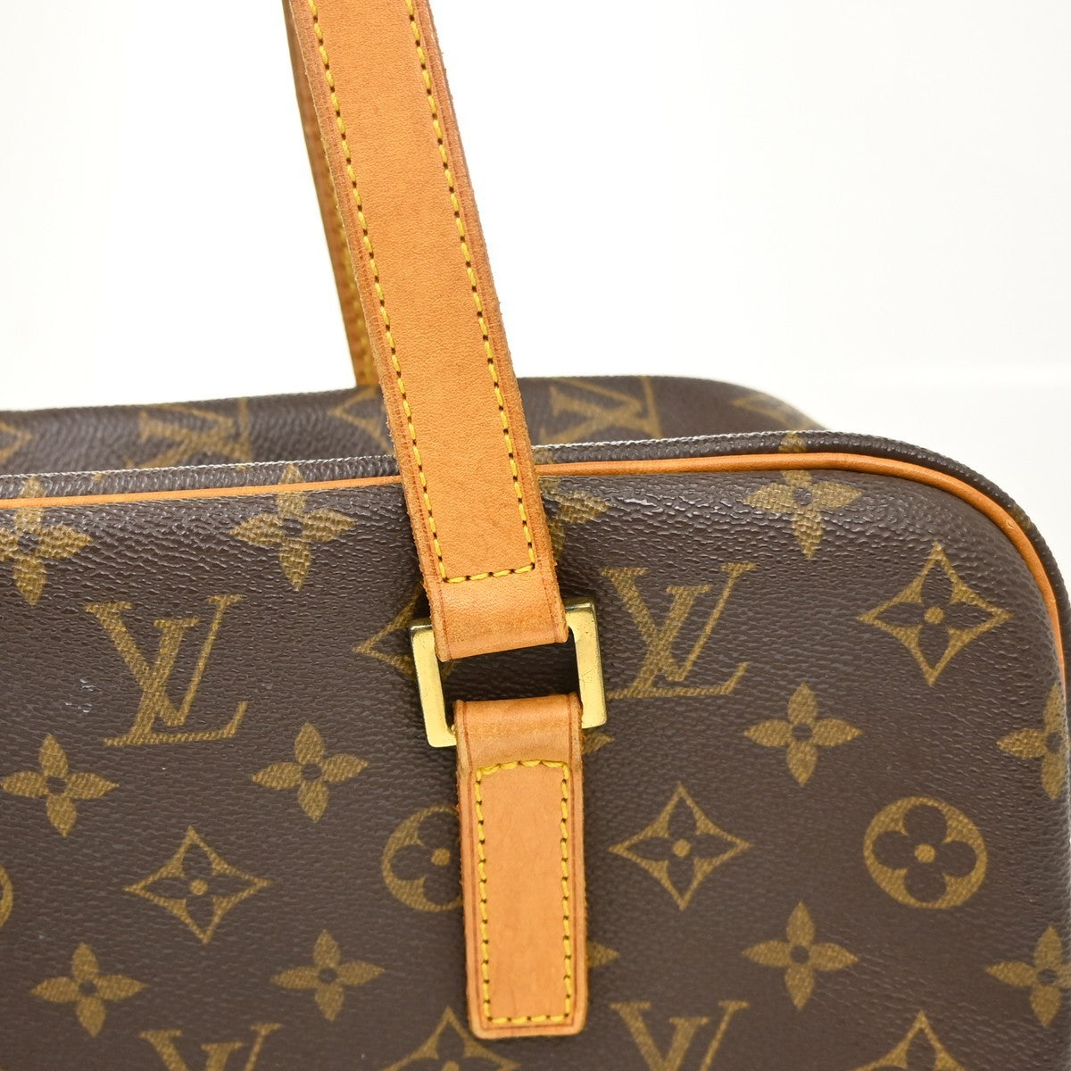 Louis Vuitton Cite Monogram Canvas, Brown, Canvas, Shoulder Bag