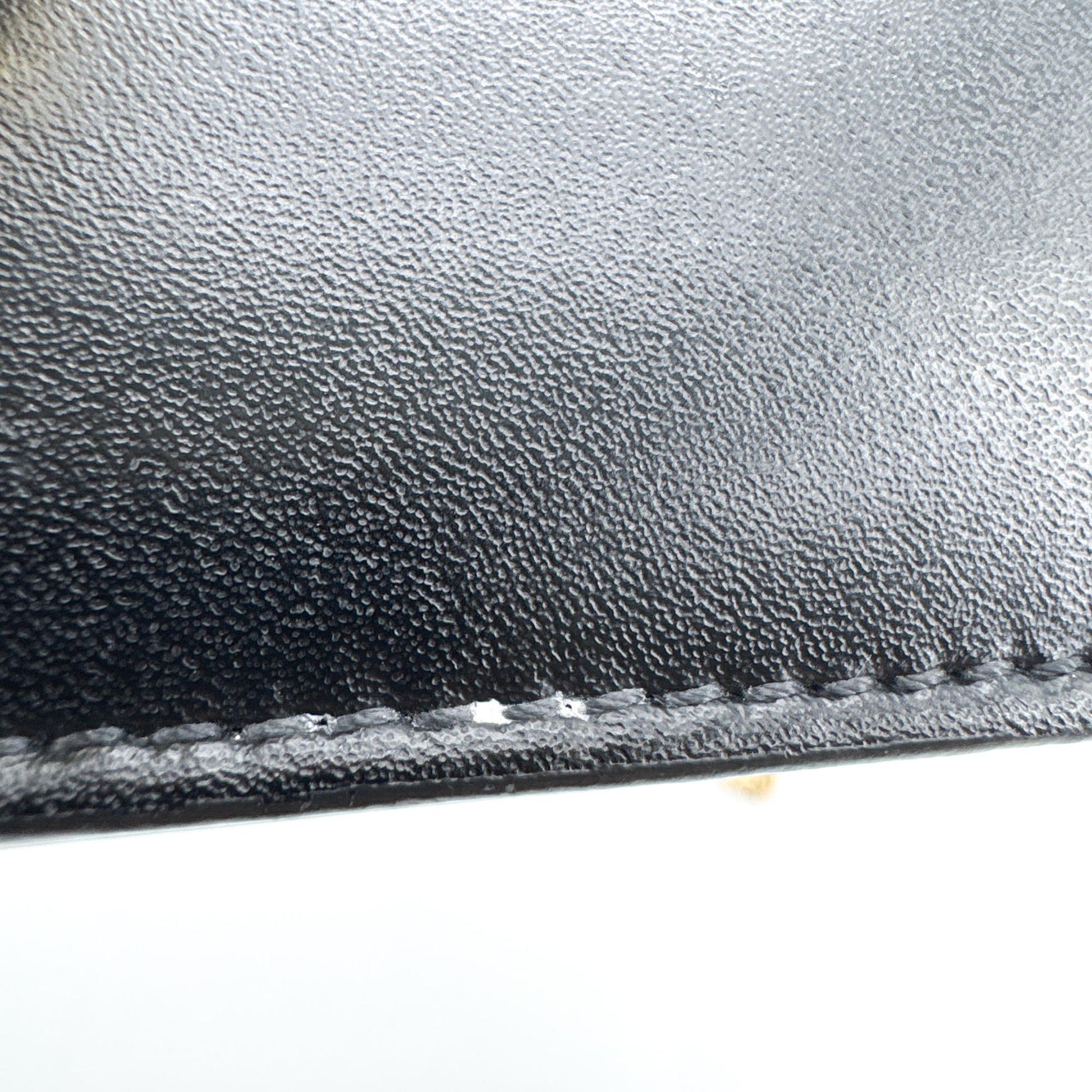 Fendi F is Fendi Envelope Wallet on Chain Leather, Black, Leather, Clutch