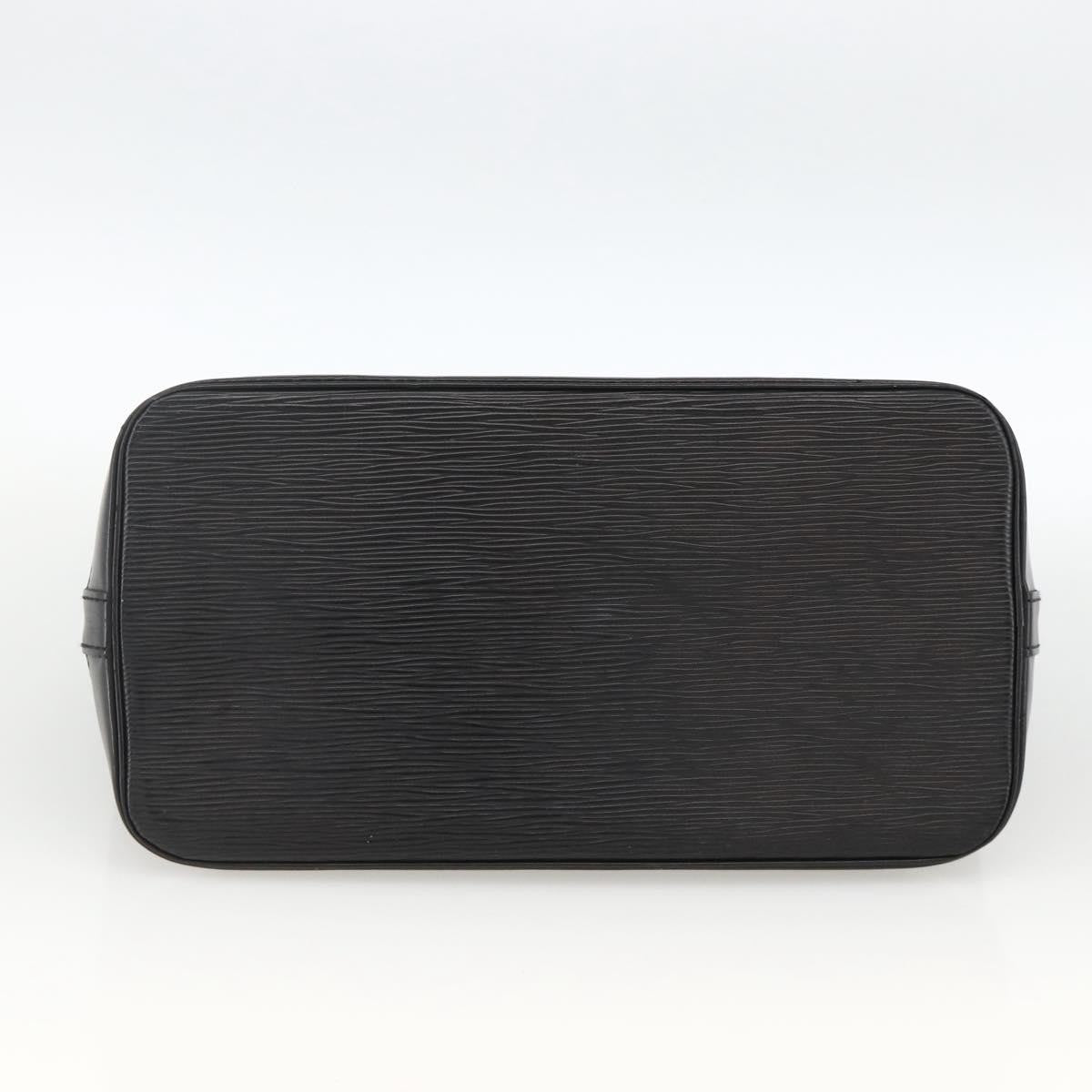 Louis Vuitton Alma Epi Leather, Black, Leather, Handbag