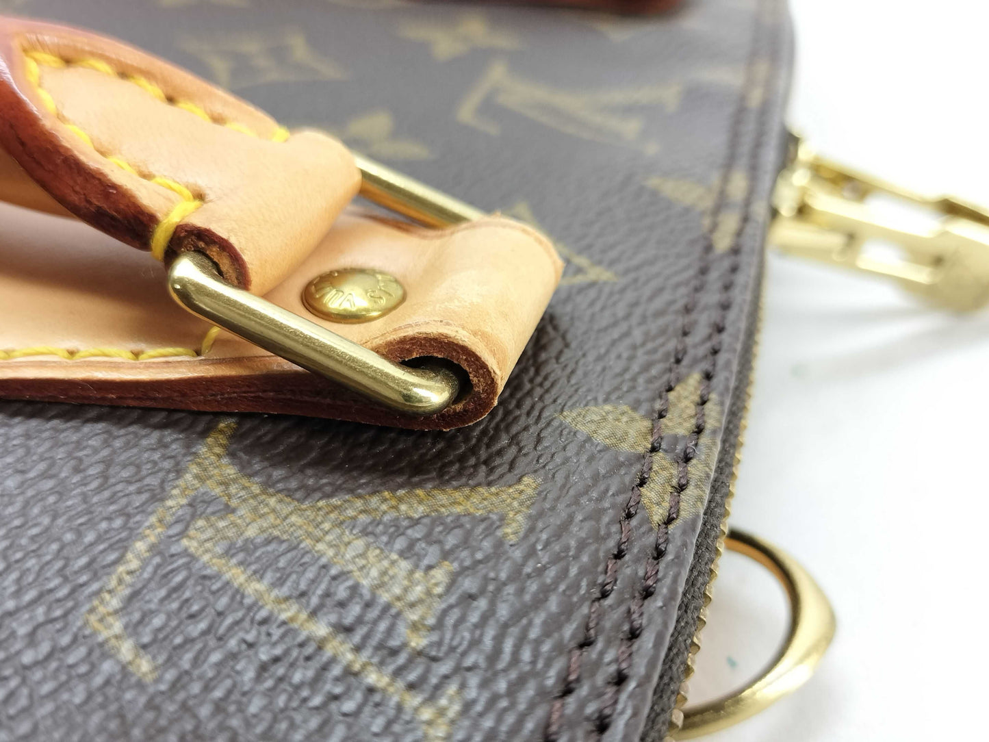 Louis Vuitton Alma Voyage Monogram Canvas, Brown, Leather, Handbag