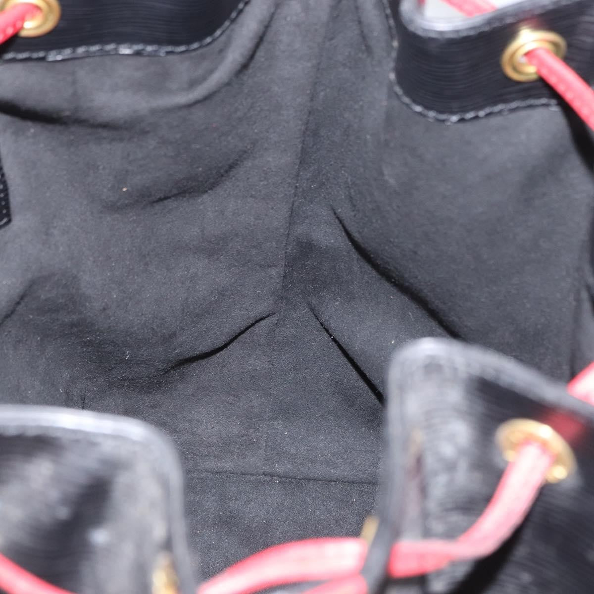 Louis Vuitton Bicolor Noe Epi Leather, Black, Leather, Shoulder Bag