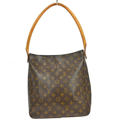 Louis Vuitton Looping Monogram Canvas, Brown, Canvas, Handbag