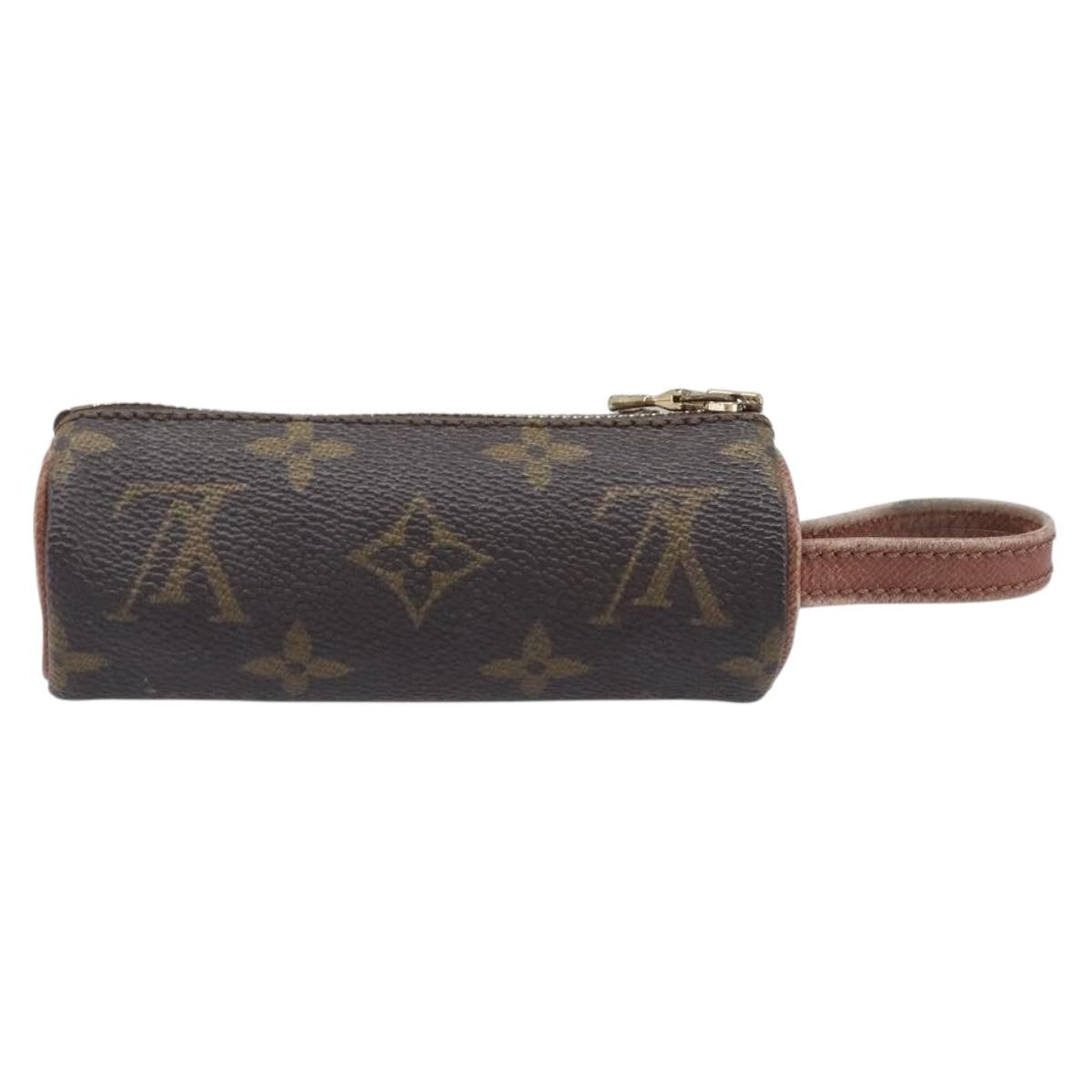 Louis Vuitton golf ball case monogram, Brown, Canvas, Clutch