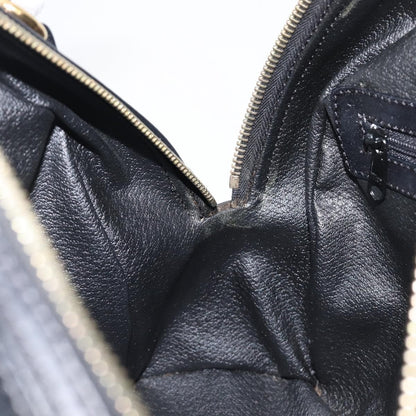 Celine Top Handle Leather, Black, PVC, Handbag