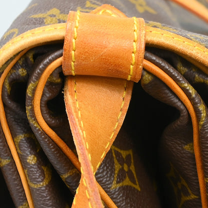 Louis Vuitton Saumur Monogram Canvas, Brown, Canvas, Shoulder Bag