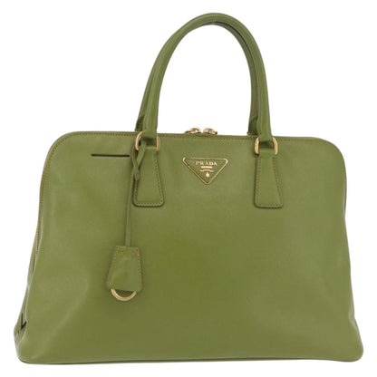 Prada Promenade Saffiano Leather, Green, Leather, Handbag