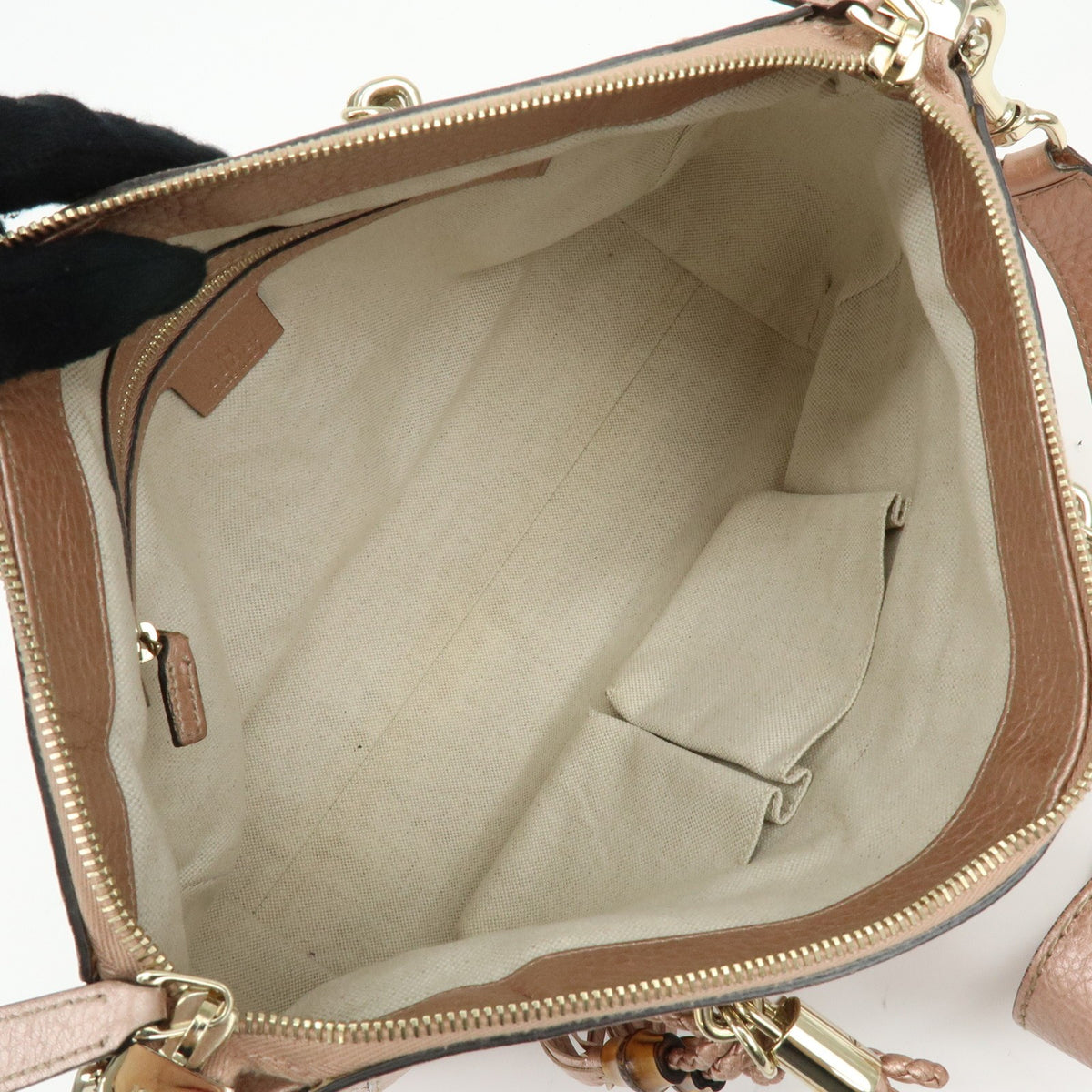 Gucci Bella Convertible Top Handle Leather, Pink, Leather, Handbag
